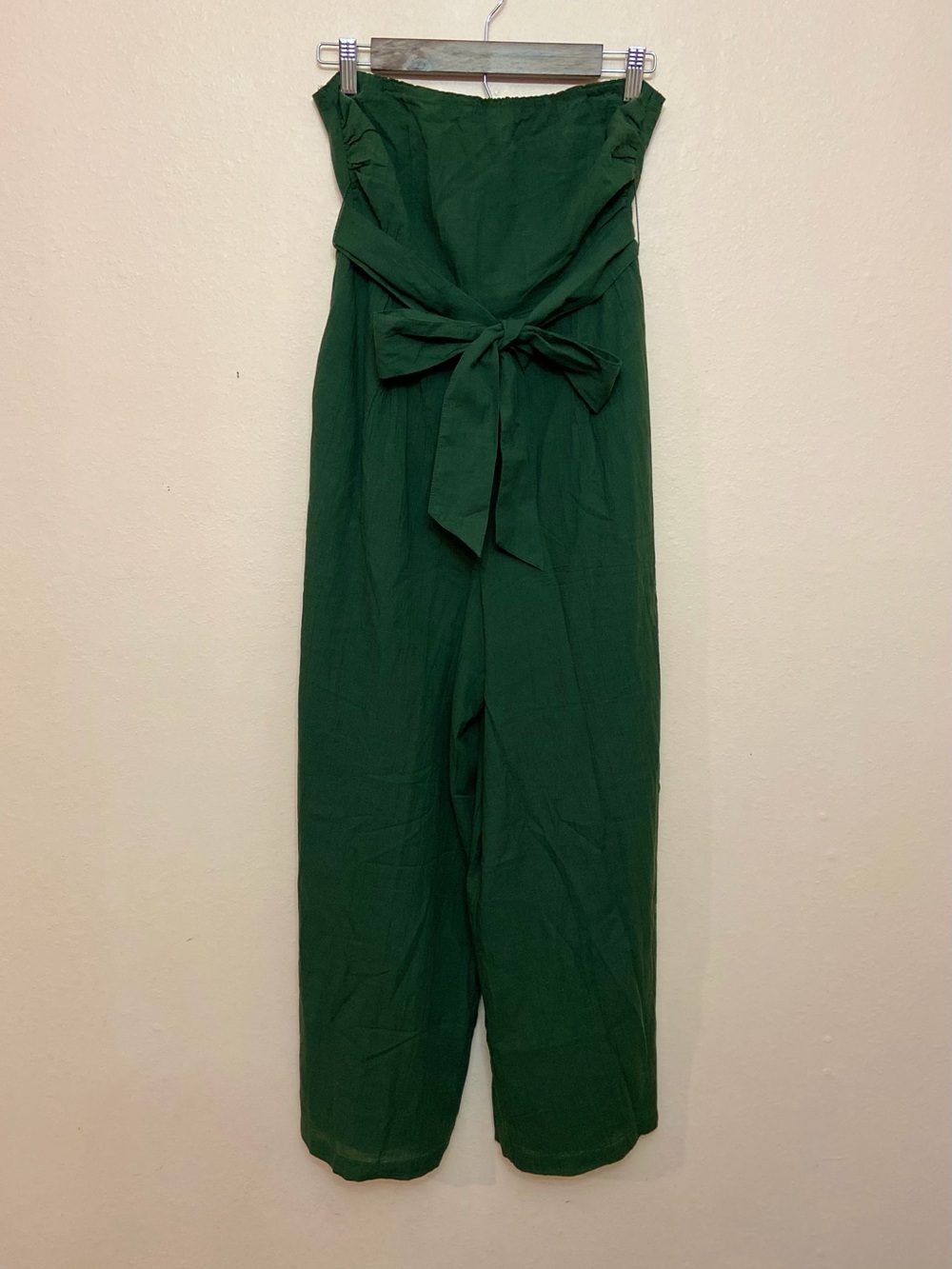 American Eagle Tube Tie Waist Jumpsuit